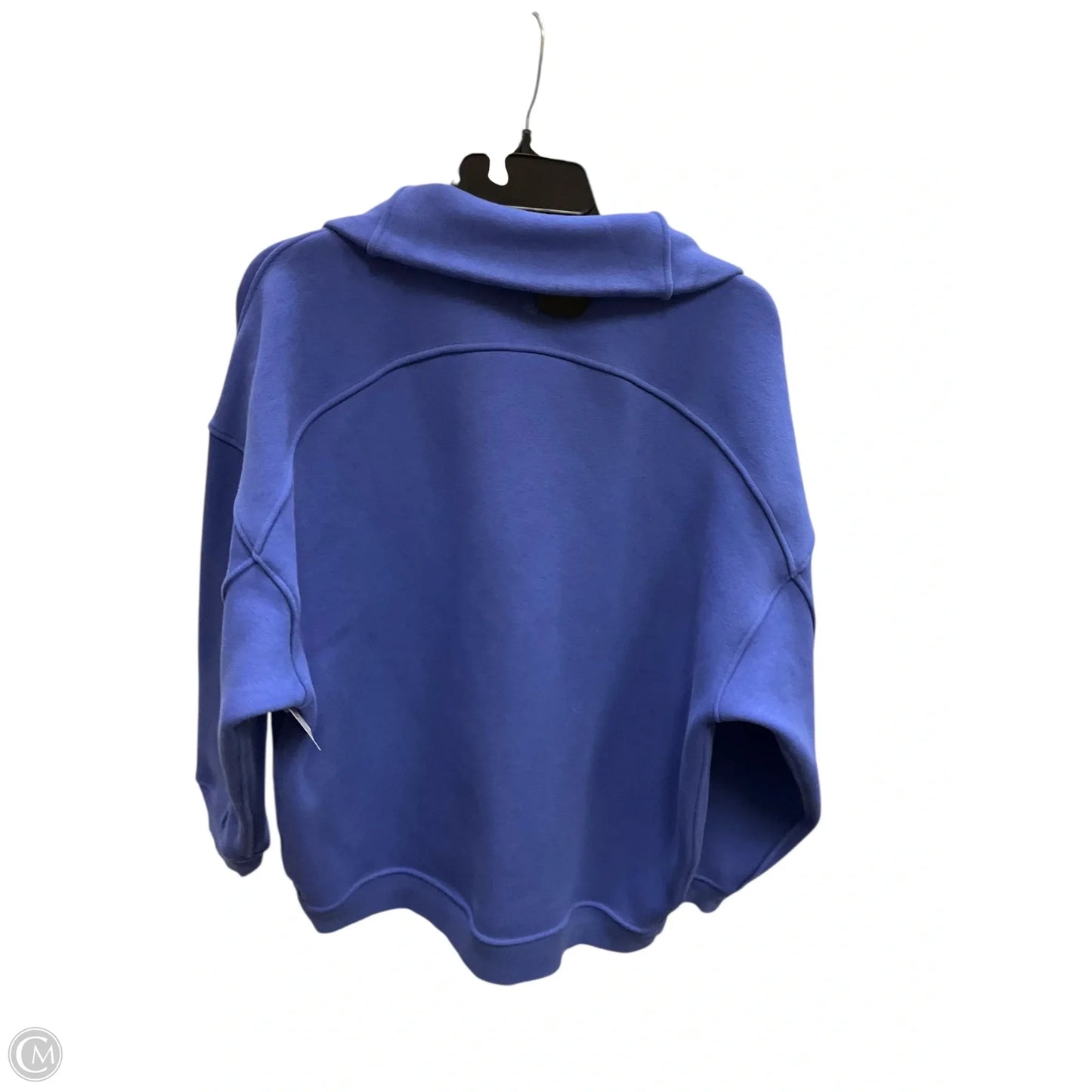 Athletic Sweatshirt Collar By Lululemon In Blue, Size: Xs