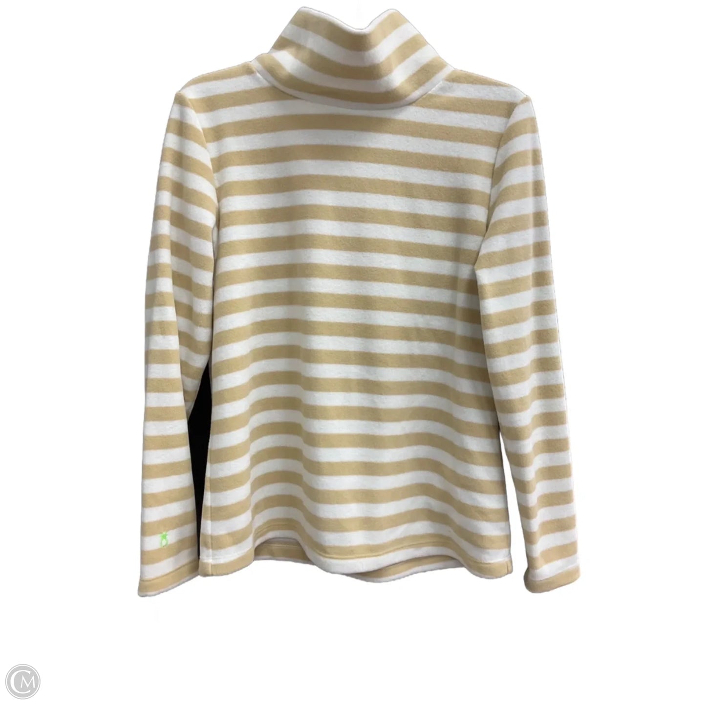 Top Long Sleeve By Cmc In Striped Pattern, Size: M