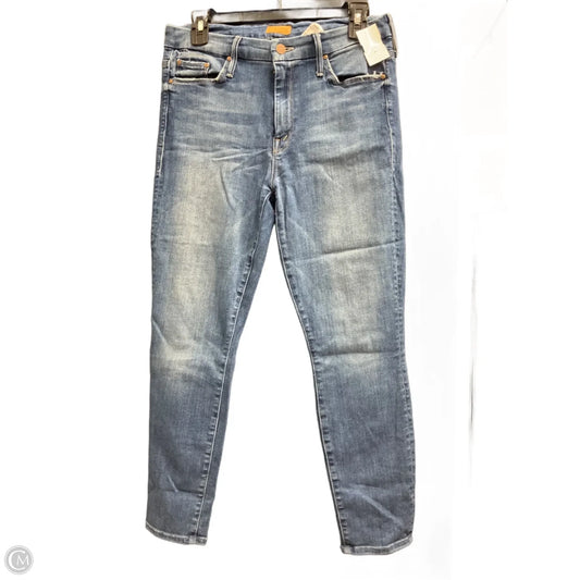 Jeans Skinny By Mother In Blue Denim, Size: 8