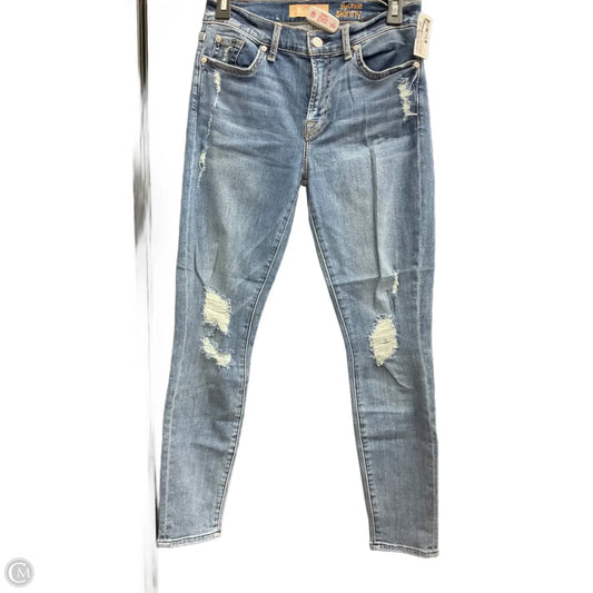 Jeans Skinny By 7 For All Mankind In Blue Denim, Size: 6