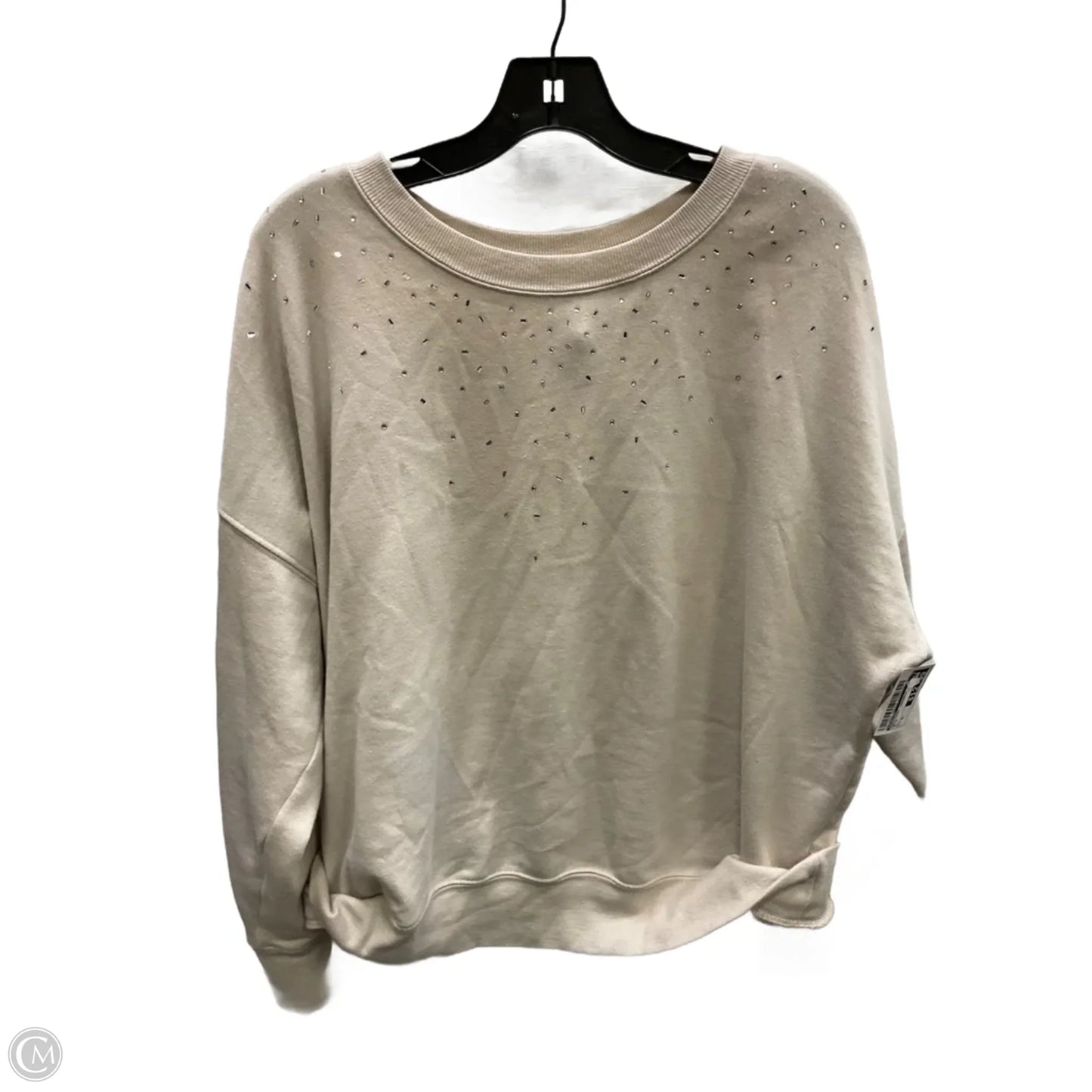 Sweatshirt Crewneck By Maurices In Beige, Size: Xl