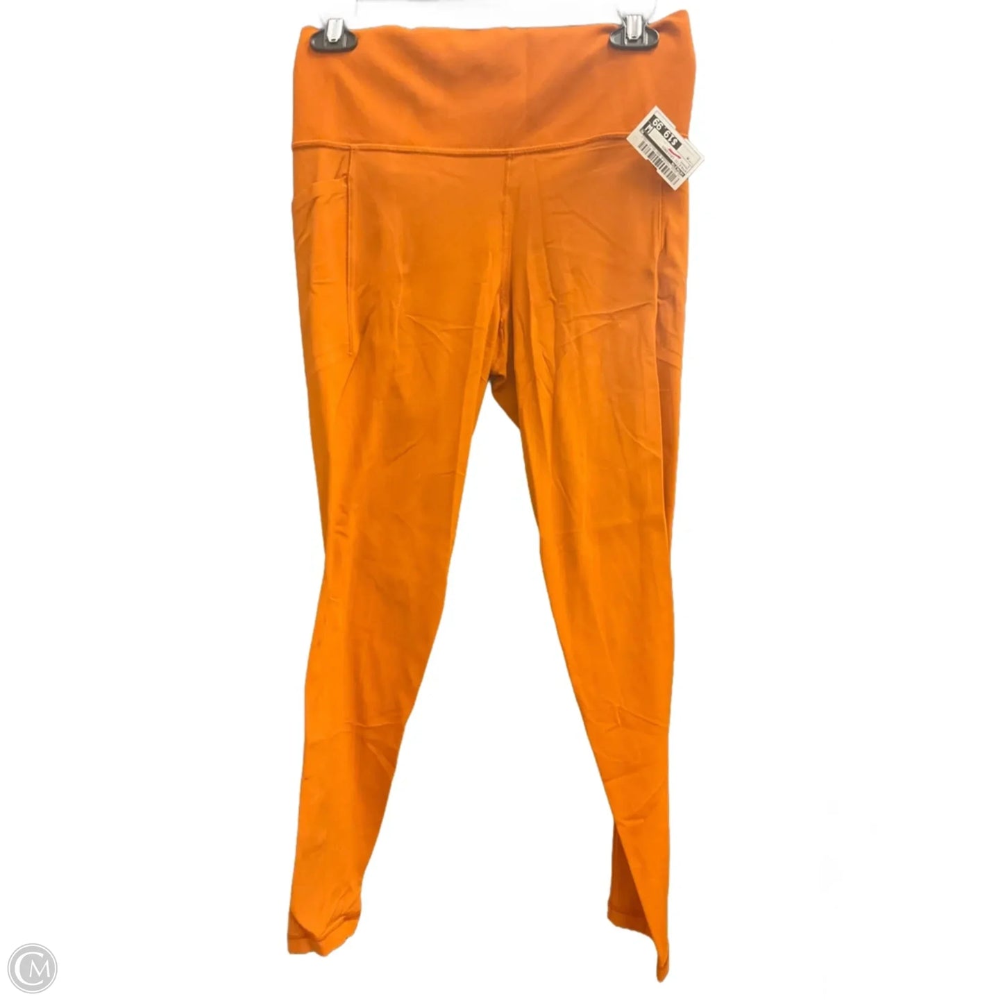 Athletic Leggings By Athleta In Orange, Size: M