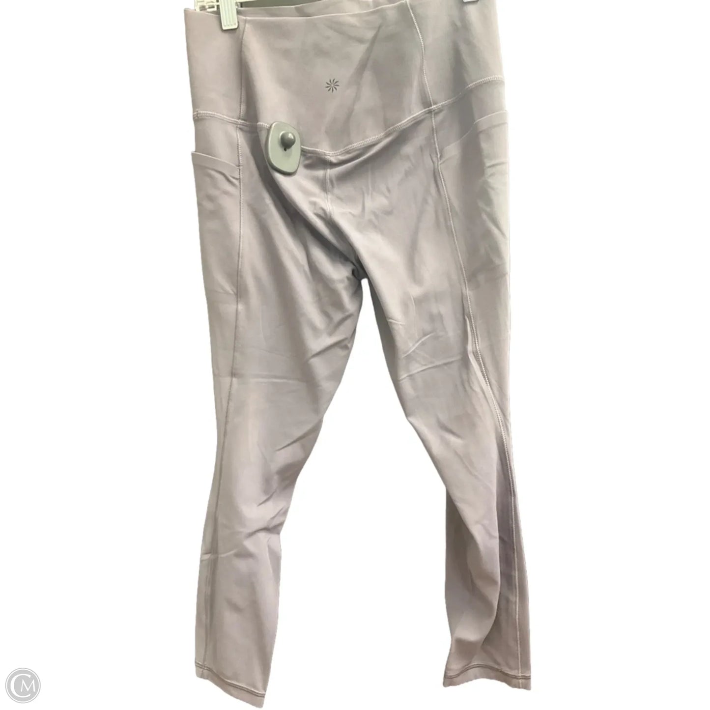 Athletic Leggings Capris By Athleta In Purple, Size: M