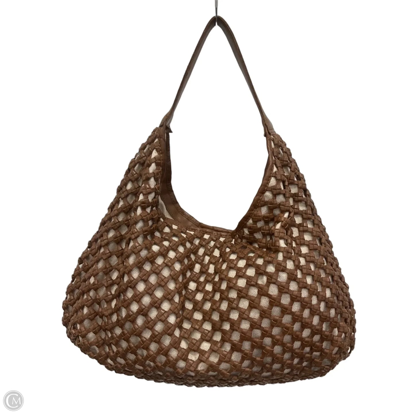 Handbag Leather By Cmc, Size: Large