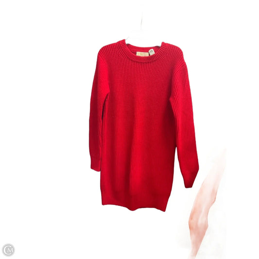Dress Sweater By Michael By Michael Kors In Red, Size: S