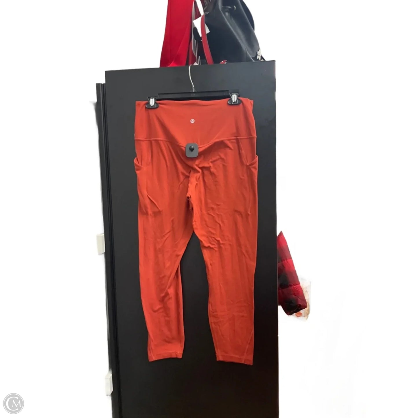 Athletic Leggings By Lululemon In Orange, Size: 12