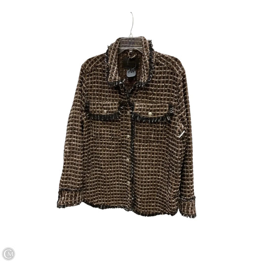 Blazer By Blanknyc In Black & Gold, Size: L