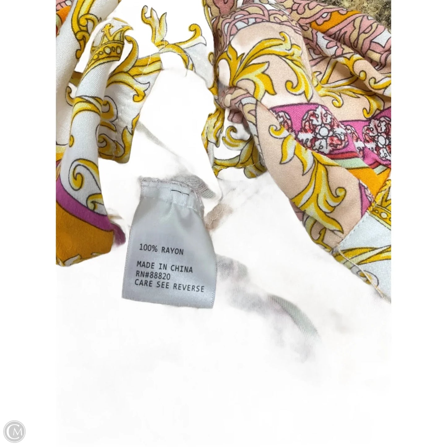 Blouse Long Sleeve By Rachel Zoe In Multi-colored, Size: S