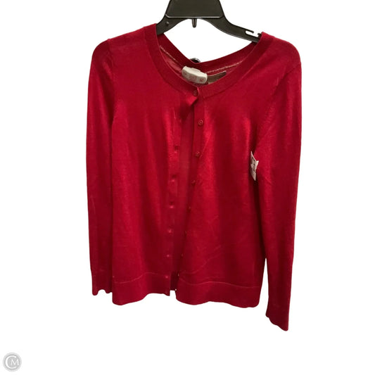 Cardigan By Banana Republic In Red, Size: M