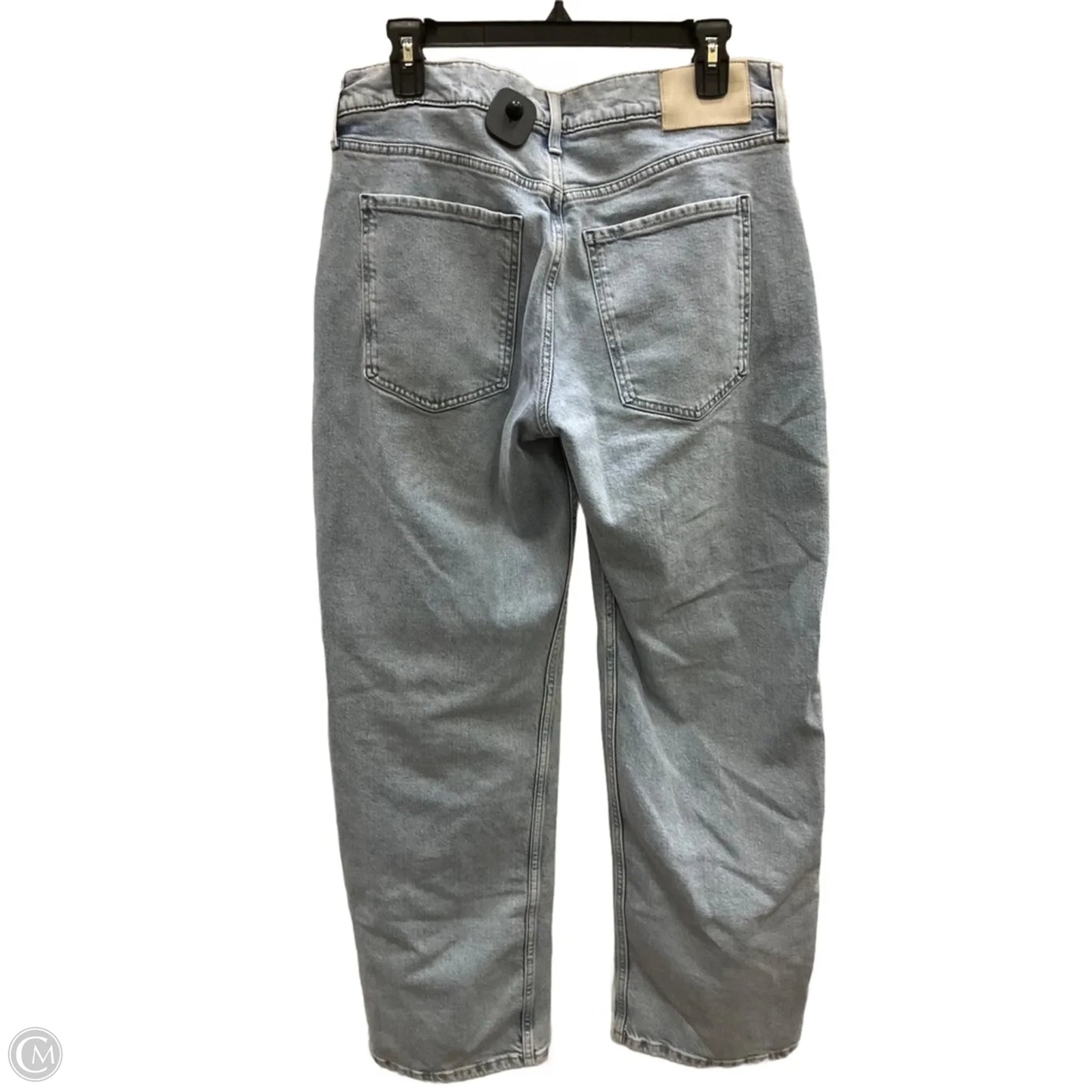 Jeans Wide Leg By Banana Republic In Blue Denim, Size: 8