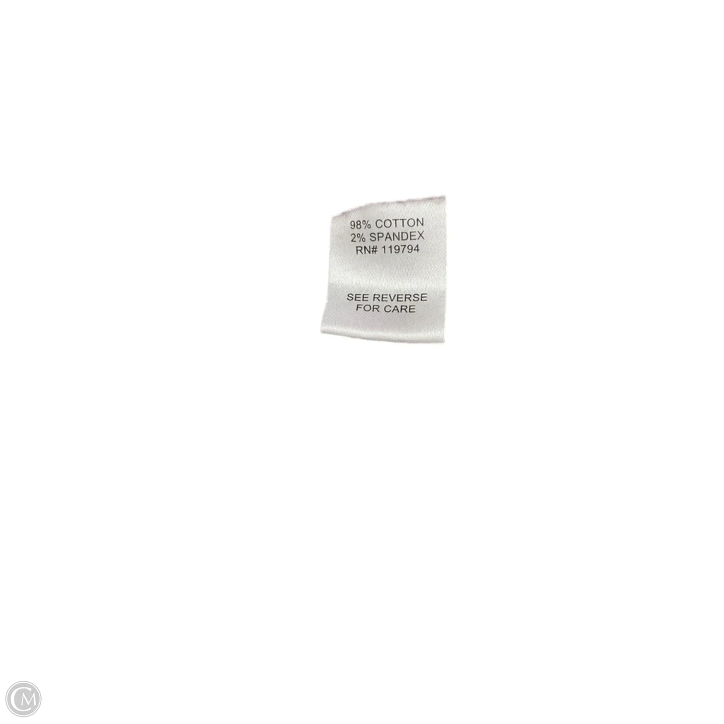 Jacket Denim By One World In Purple Denim, Size: L