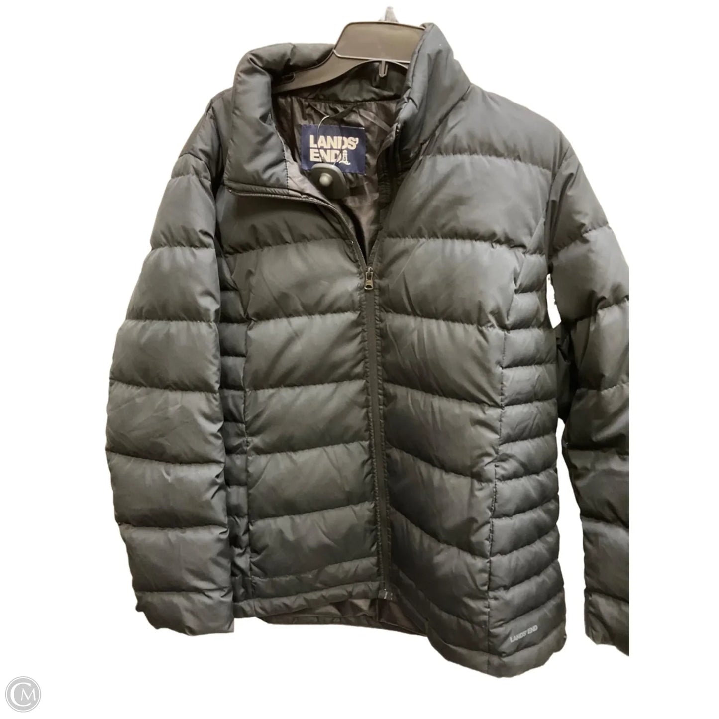 Coat Puffer & Quilted By Lands End In Black, Size: Xl