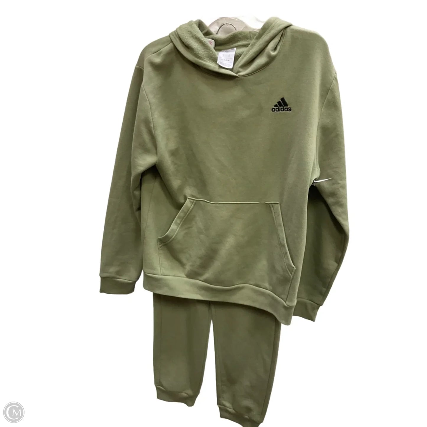 Athletic Pants 2pc By Adidas In Green, Size: Xl