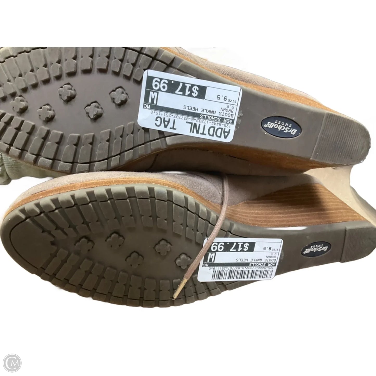 Boots Ankle Heels By Dr Scholls In Brown, Size: 9.5