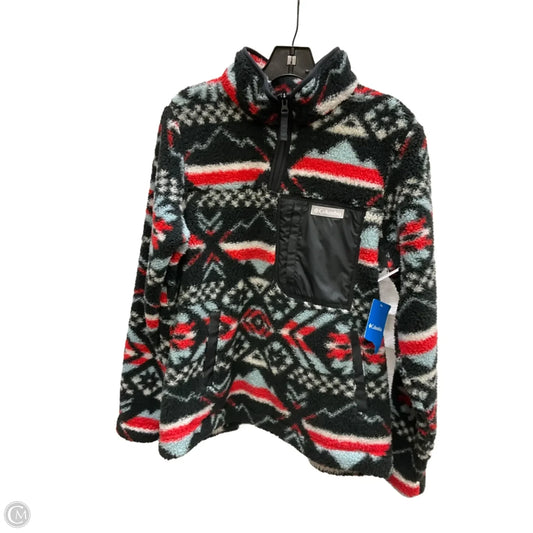 Athletic Jacket By Columbia In Black & Red, Size: L
