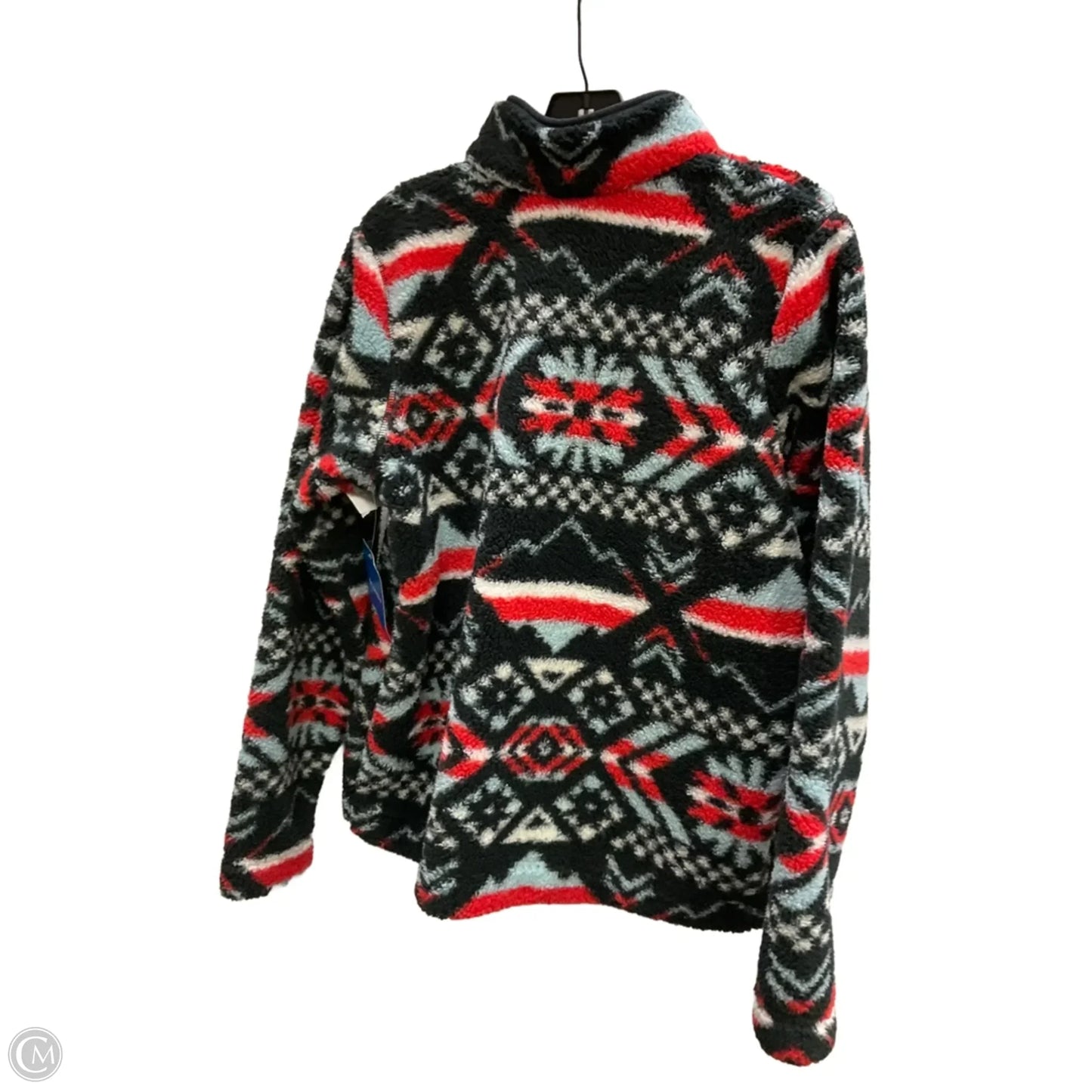 Athletic Jacket By Columbia In Black & Red, Size: L