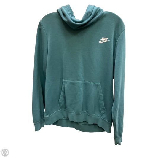 Sweatshirt Collar By Nike Apparel In Blue, Size: L