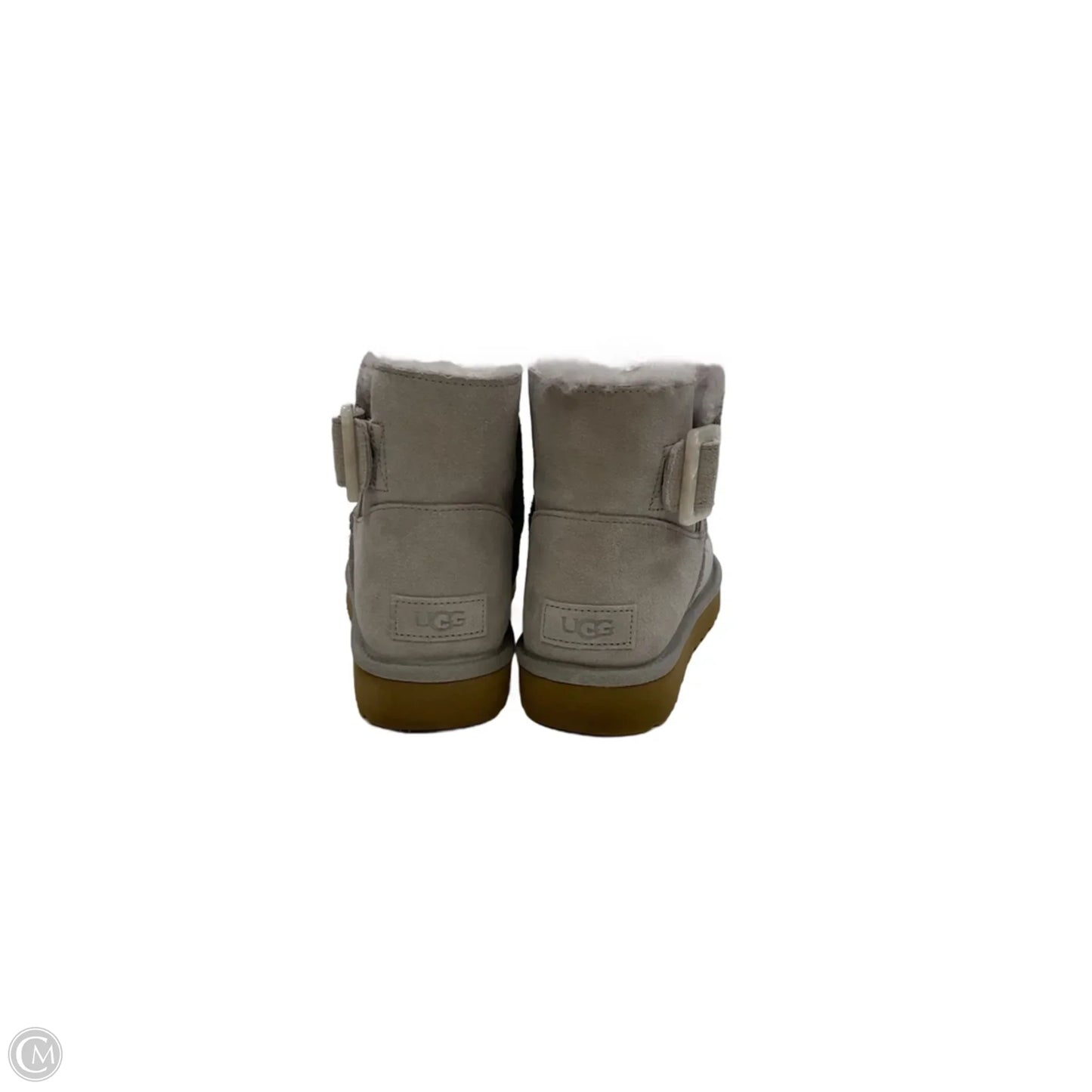 Boots Designer By Ugg In Grey, Size: 8