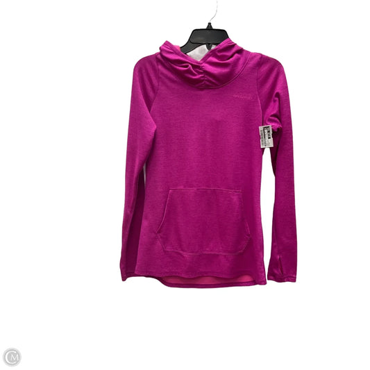 Athletic Top Long Sleeve Collar By New Balance In Pink, Size: M