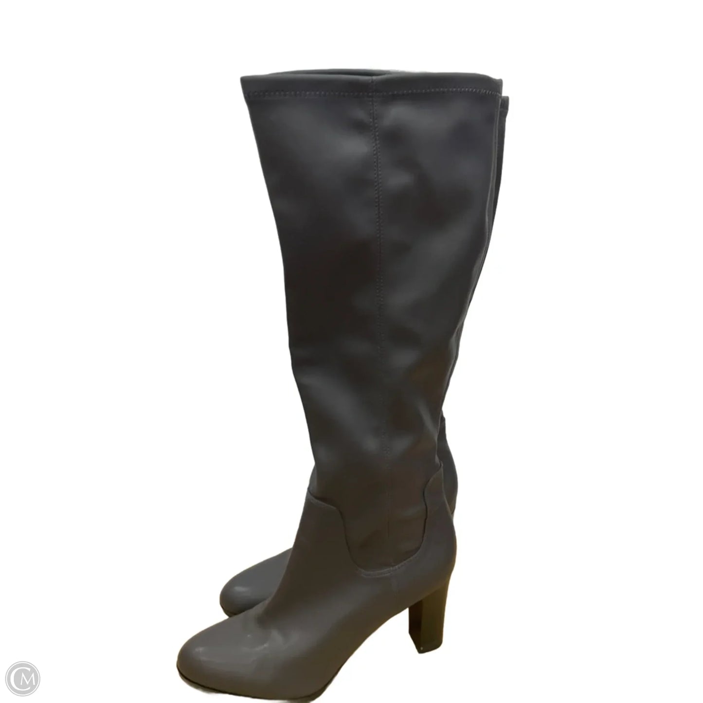 Boots Mid-calf Heels By Franco Sarto In Grey, Size: 9