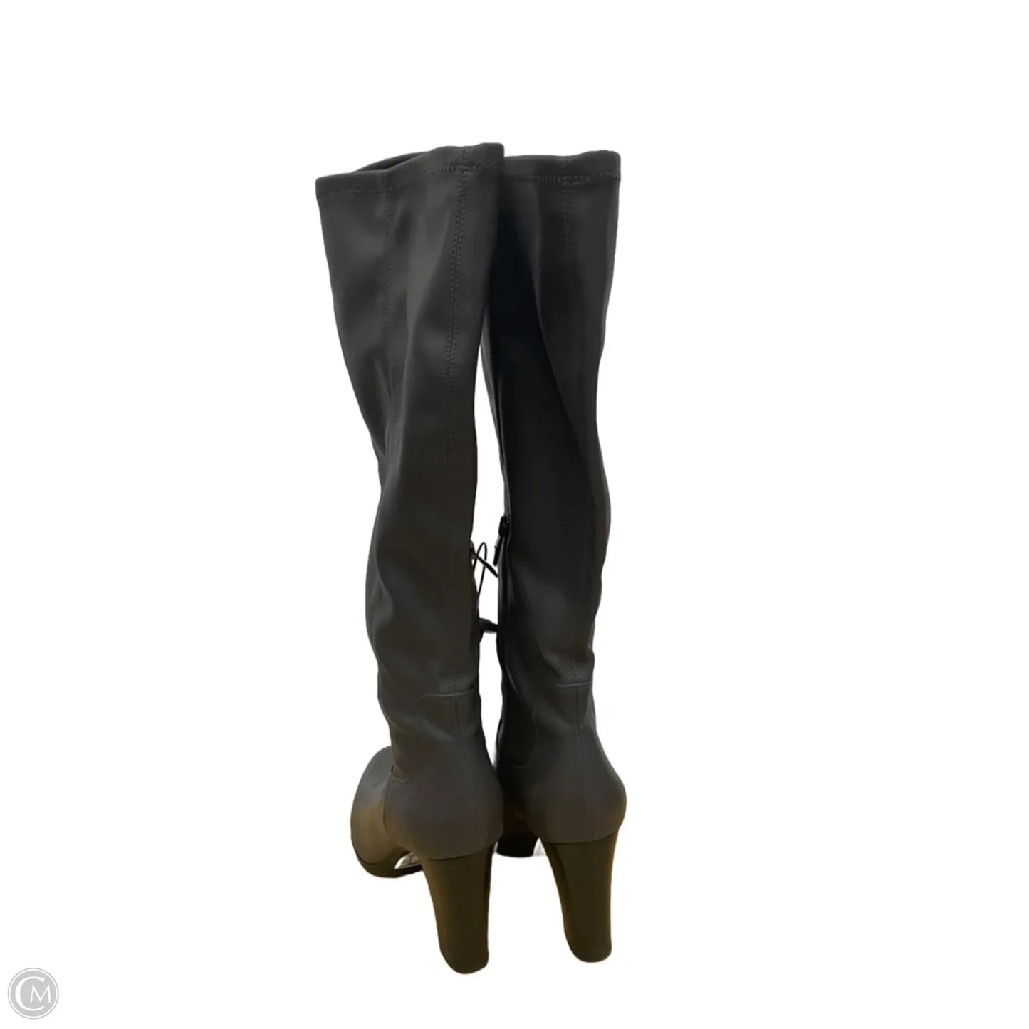 Boots Mid-calf Heels By Franco Sarto In Grey, Size: 9