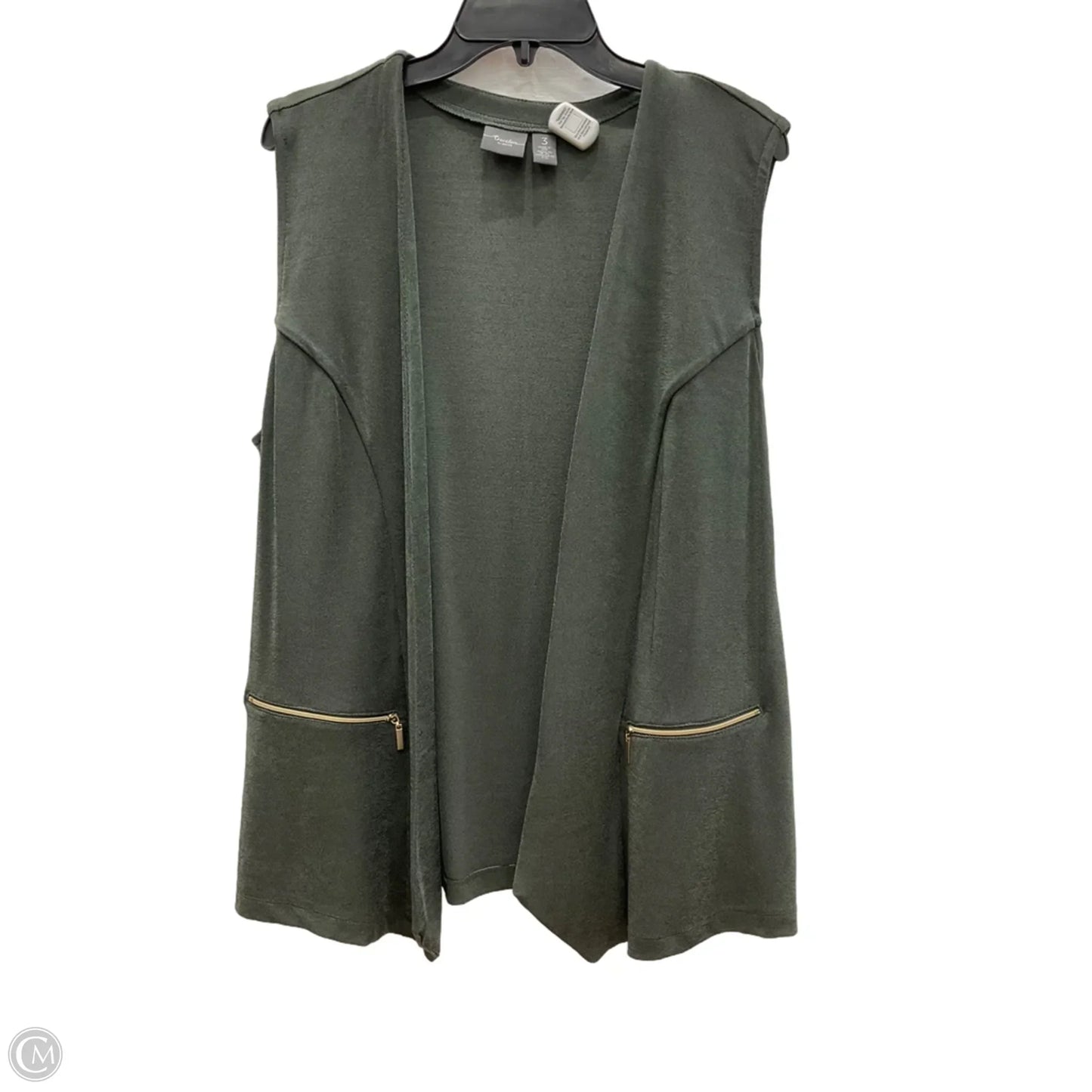 Vest Other By Chicos In Grey, Size: Xl