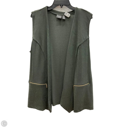 Vest Other By Chicos In Grey, Size: Xl