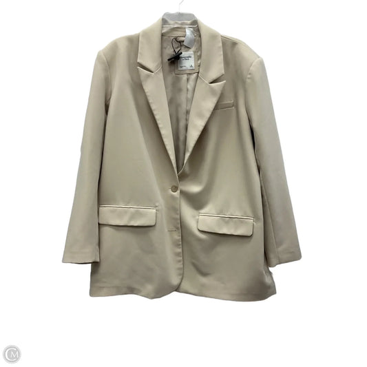 Blazer By Abercrombie And Fitch In Tan, Size: Xl