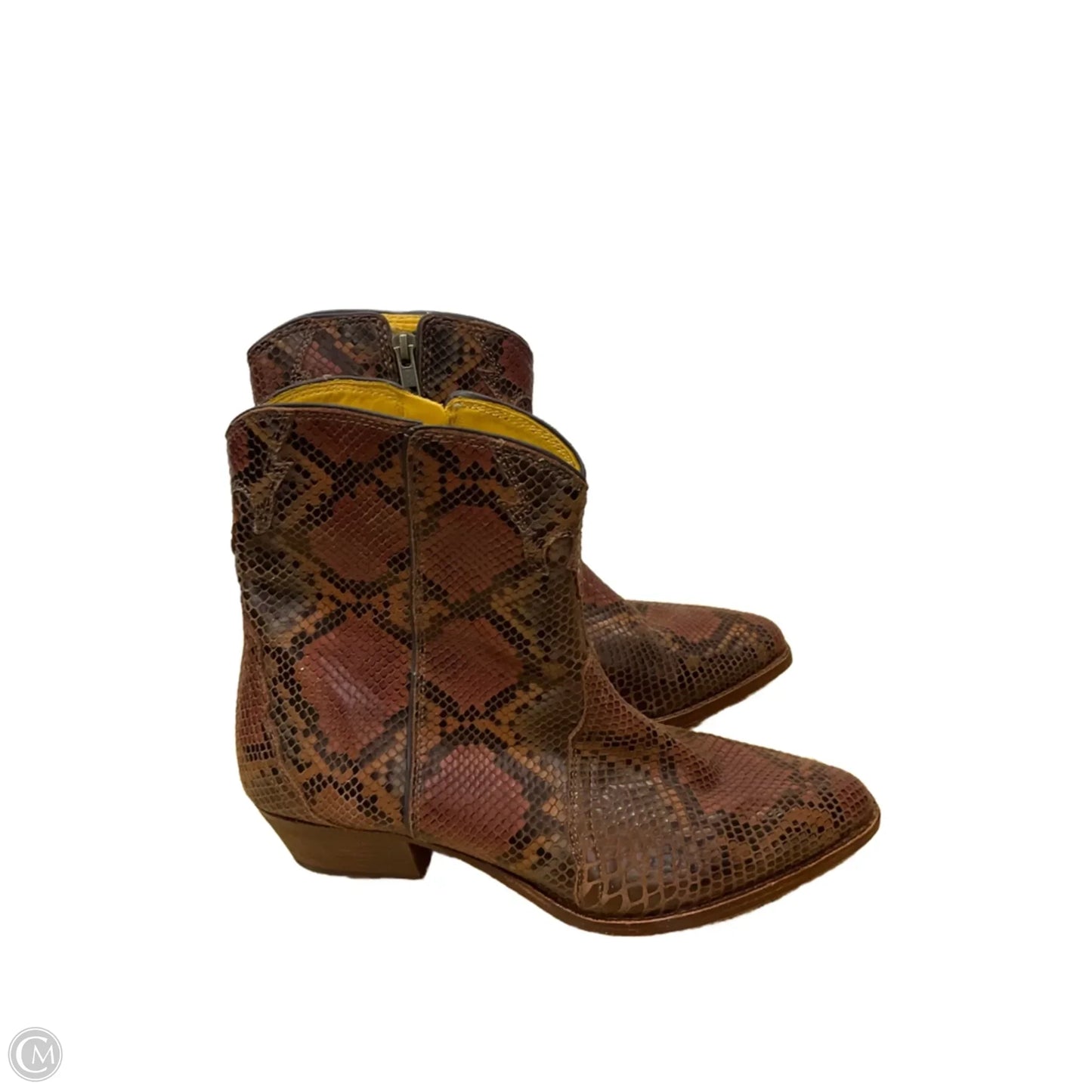 Boots Ankle Flats By Free People In Animal Print, Size: 8.5
