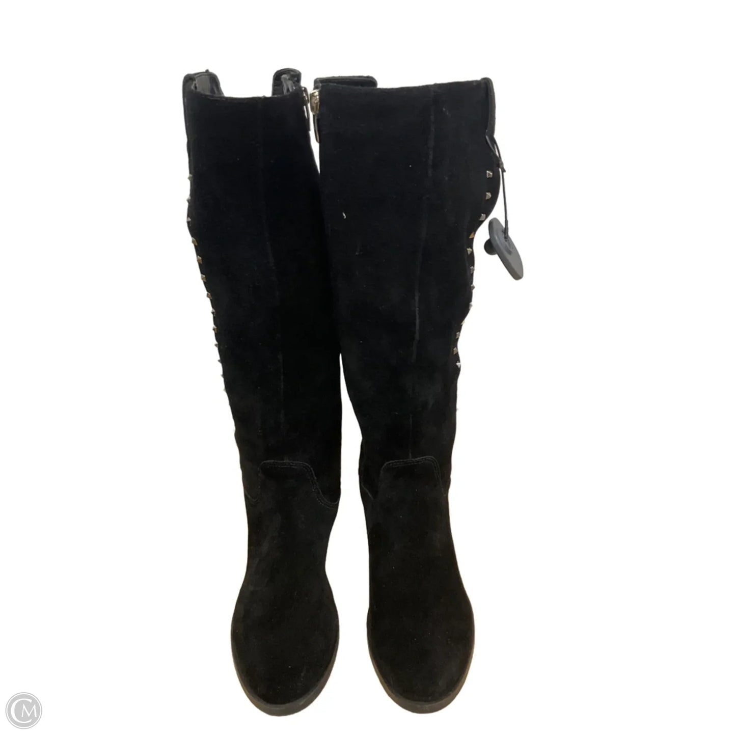 Boots Knee Flats By Marc Fisher In Black, Size: 8.5