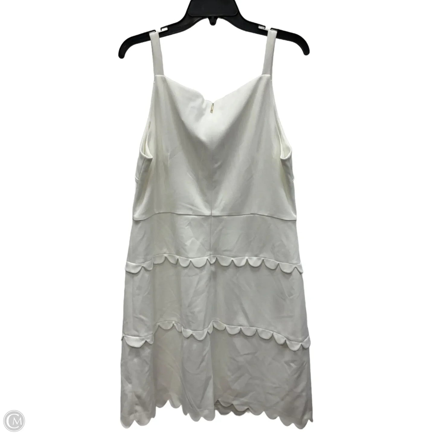 Dress Designer By Karl Lagerfeld In White, Size: 14