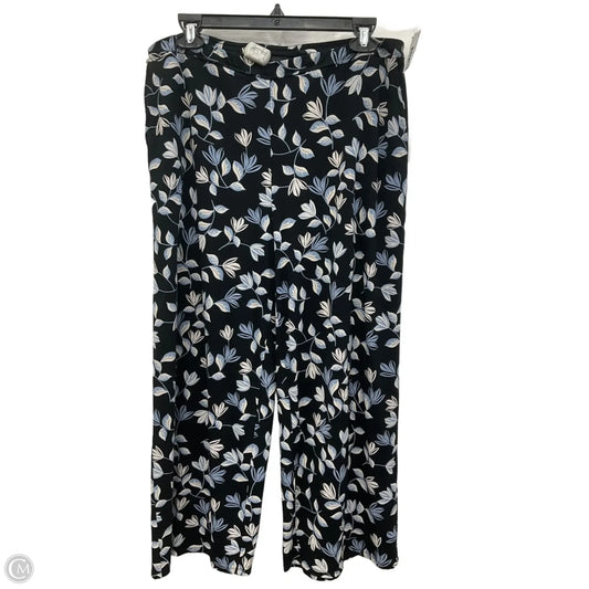 Pants Wide Leg By J. Jill In Navy, Size: L