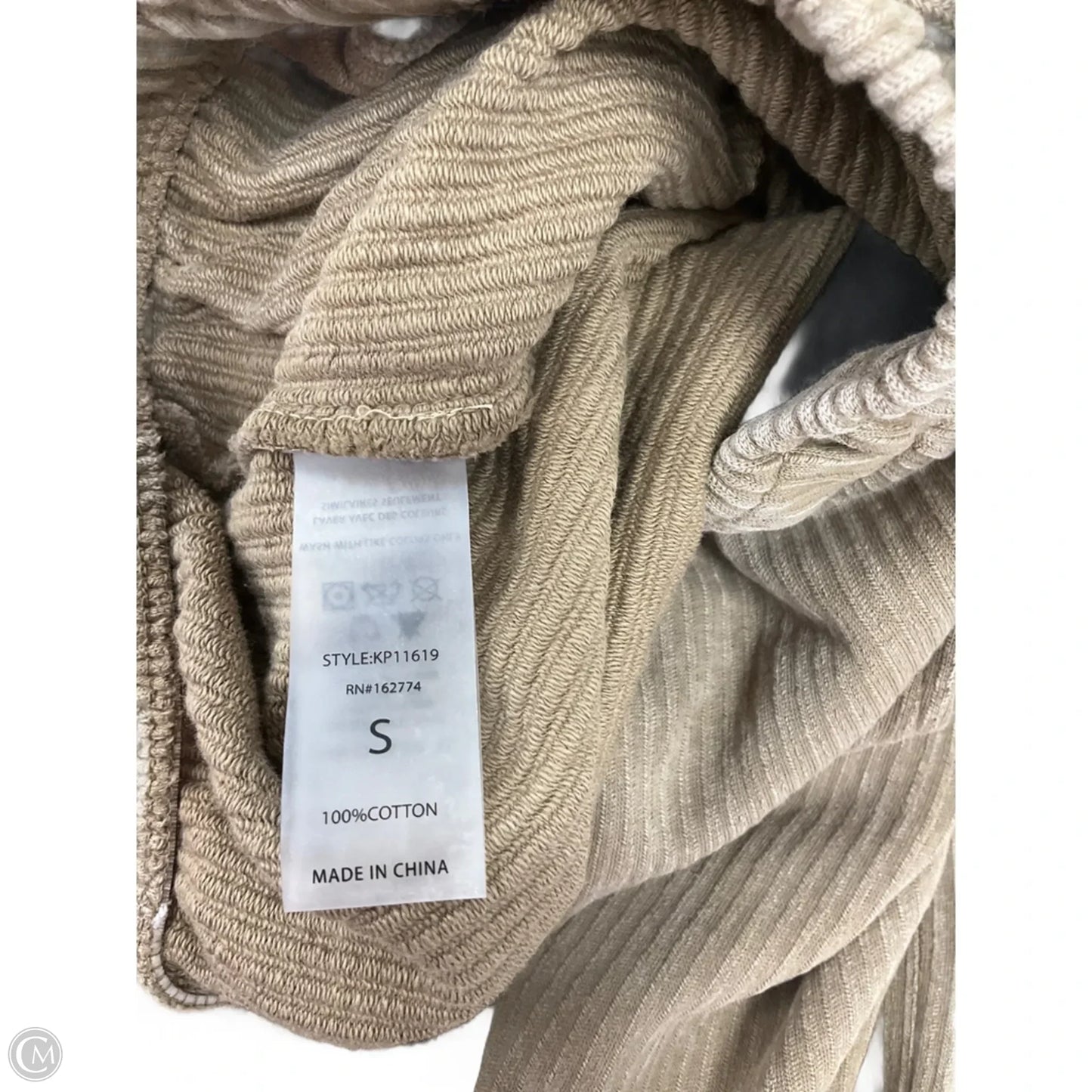 Pants Lounge By Mono B In Beige, Size: S