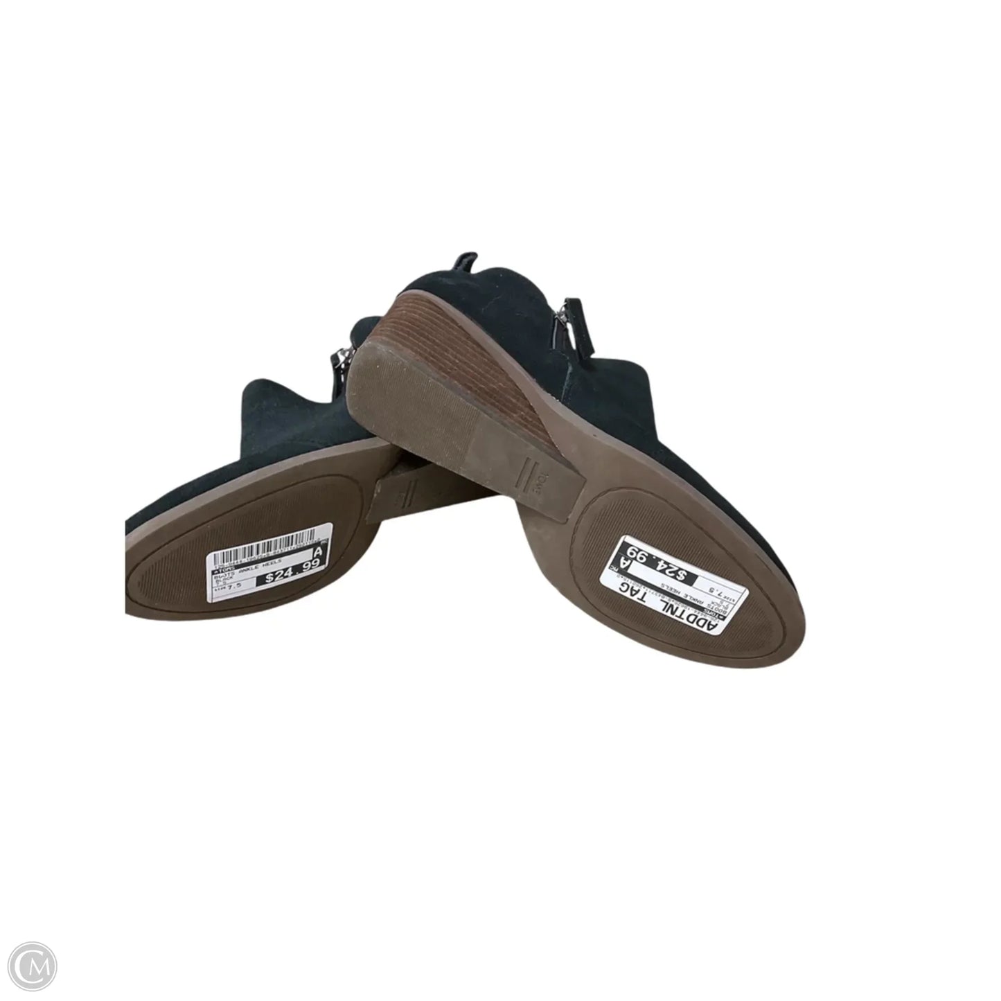 Boots Ankle Heels By Toms In Black, Size: 7.5