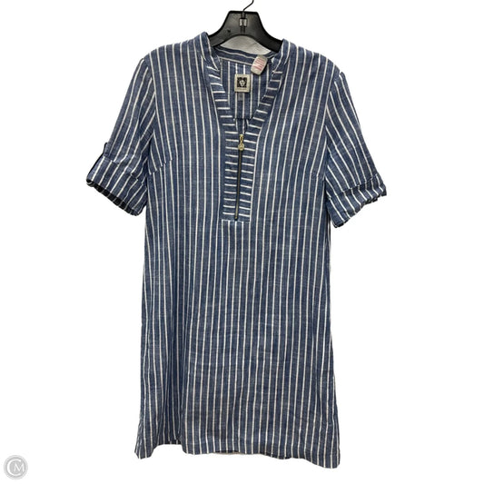 Dress Casual Midi By Anne Klein In Striped Pattern, Size: 6