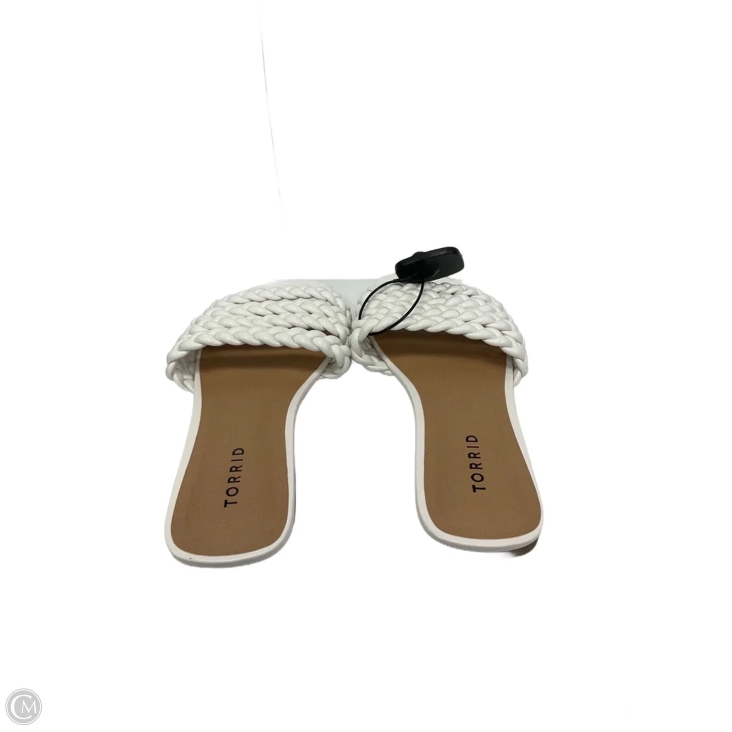 Sandals Flats By Torrid In White, Size: 8
