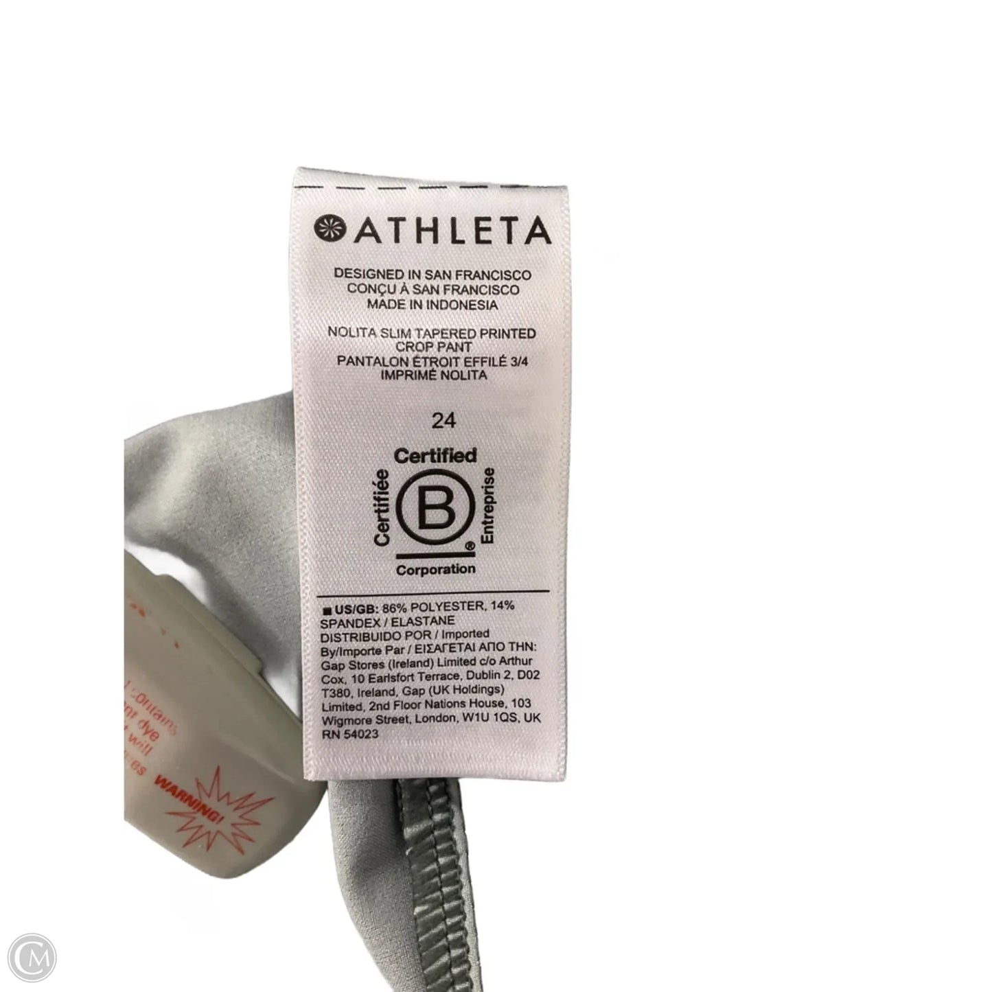 Athletic Pants By Athleta In Green, Size: 24