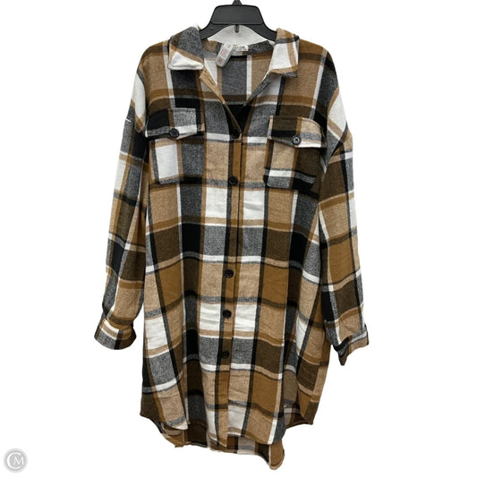 Jacket Shirt By Cme In Plaid Pattern, Size: 1x