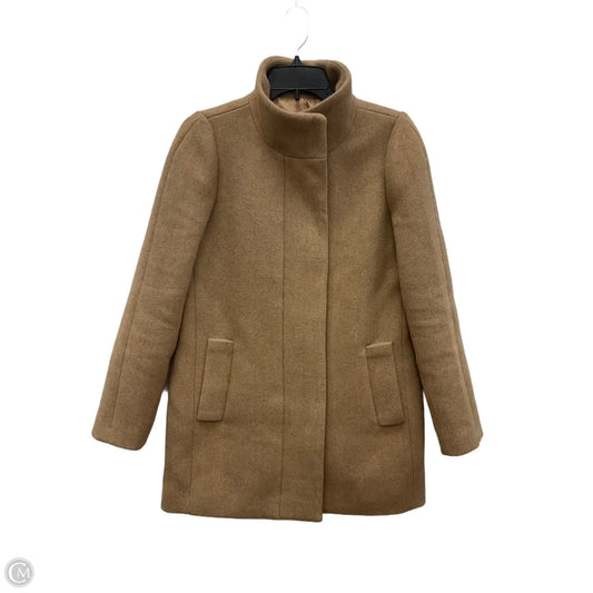 Coat Peacoat By J. Crew In Beige, Size: Xs