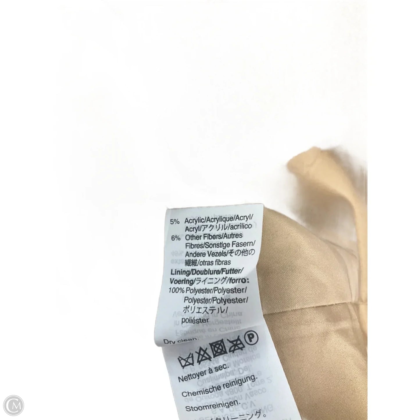 Coat Peacoat By J. Crew In Beige, Size: Xs