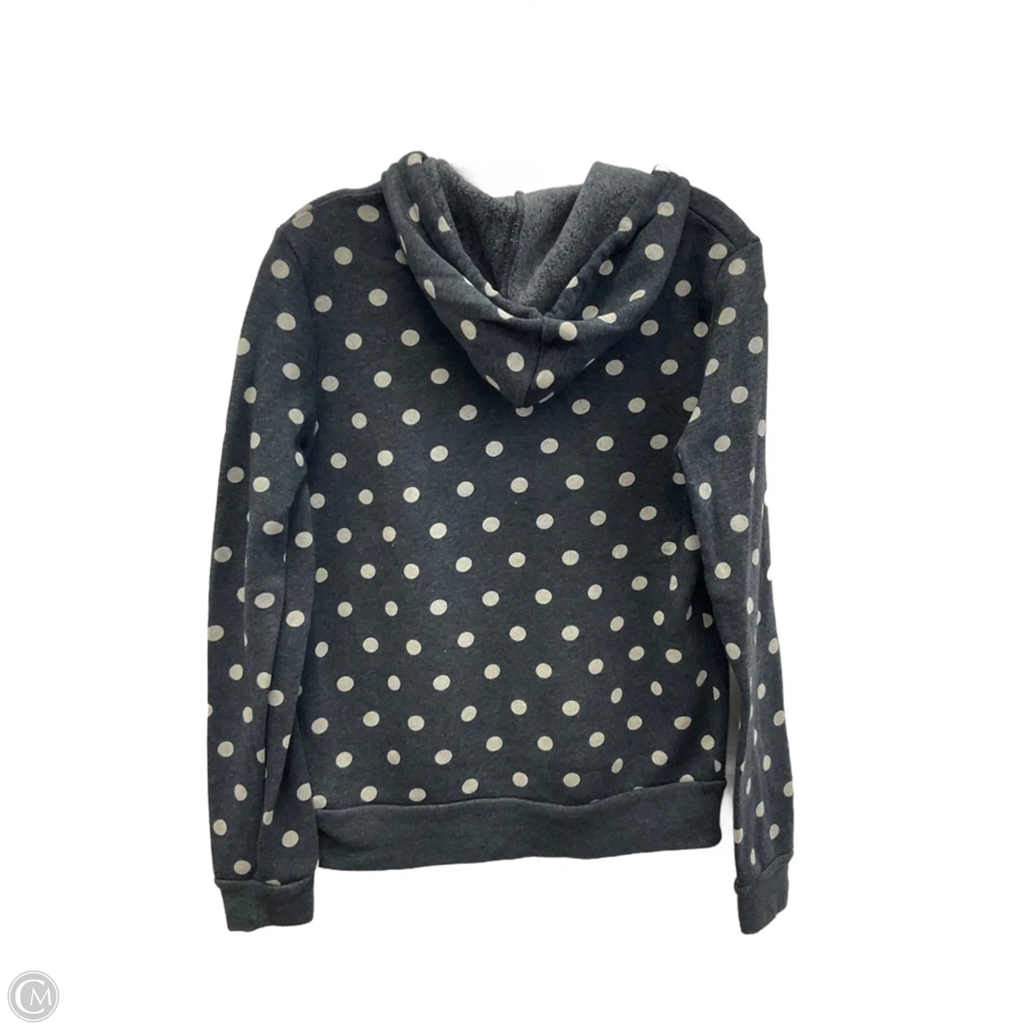 Sweatshirt Hoodie By Alternative In Polkadot Pattern, Size: S