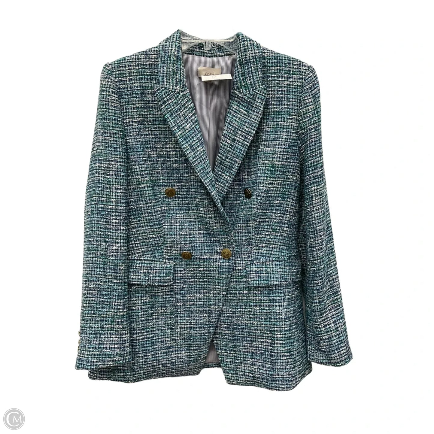 Skirt Suit 2pc By Loft In Blue, Size: 6