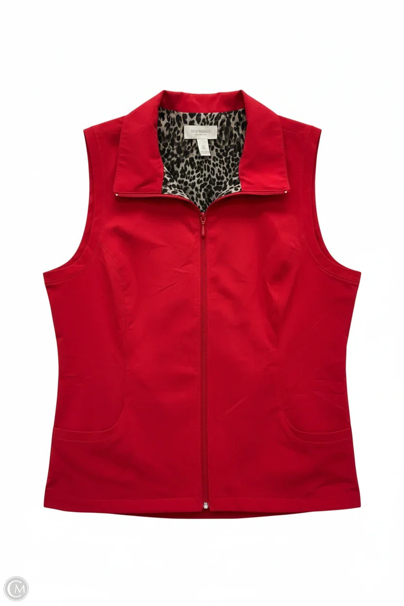 Vest Other By Chicos In Red, Size: Xl