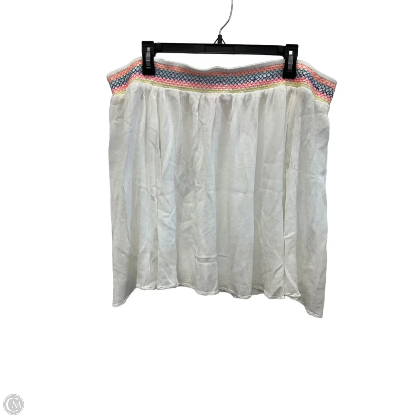 Top Long Sleeve Designer By Lilly Pulitzer In White, Size: Xl