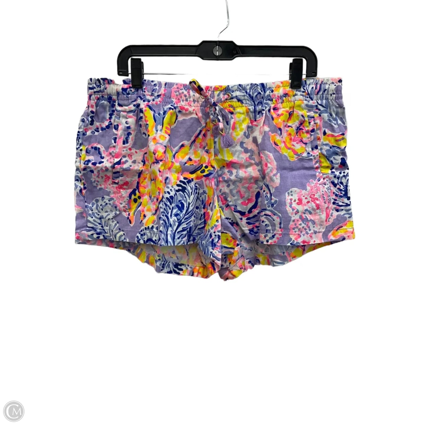 Shortalls Designer By Lilly Pulitzer In Purple, Size: Xl