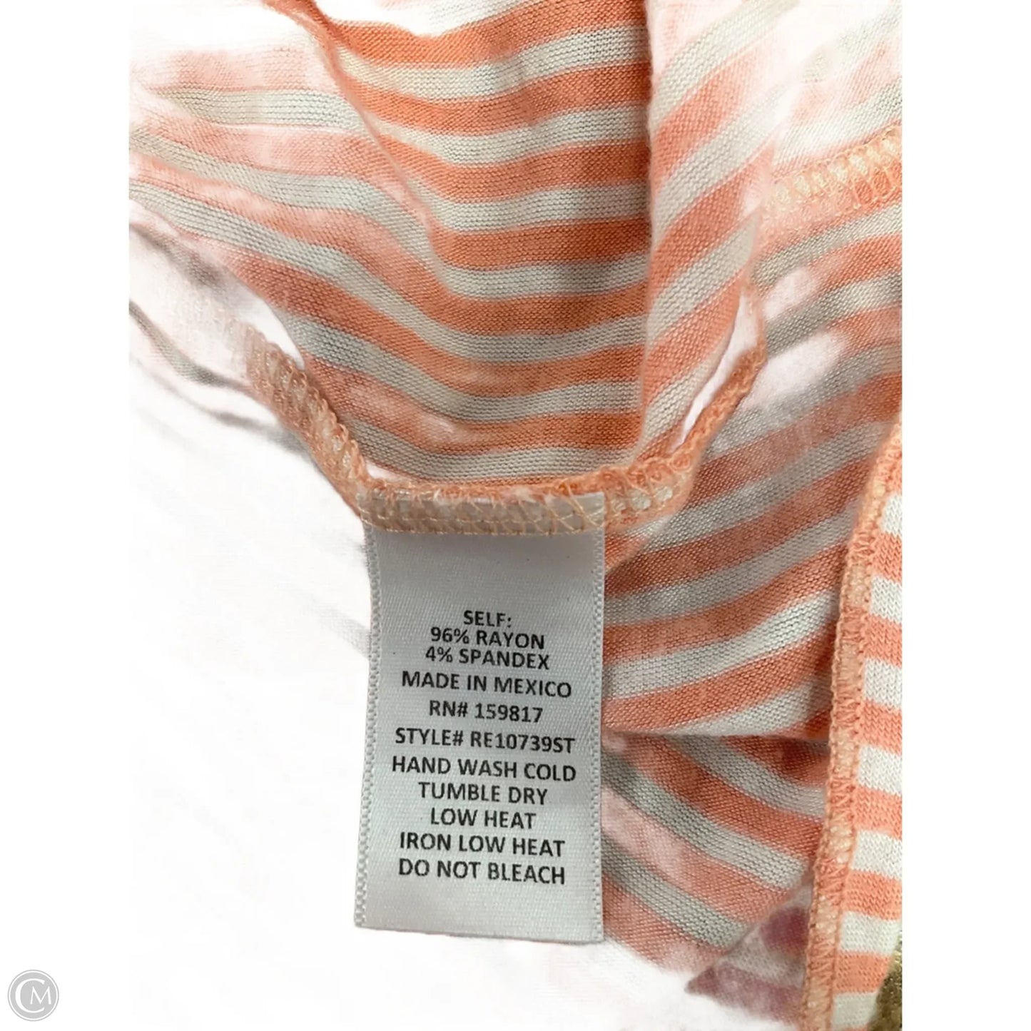 Top Short Sleeve By Altard State In Striped Pattern, Size: M