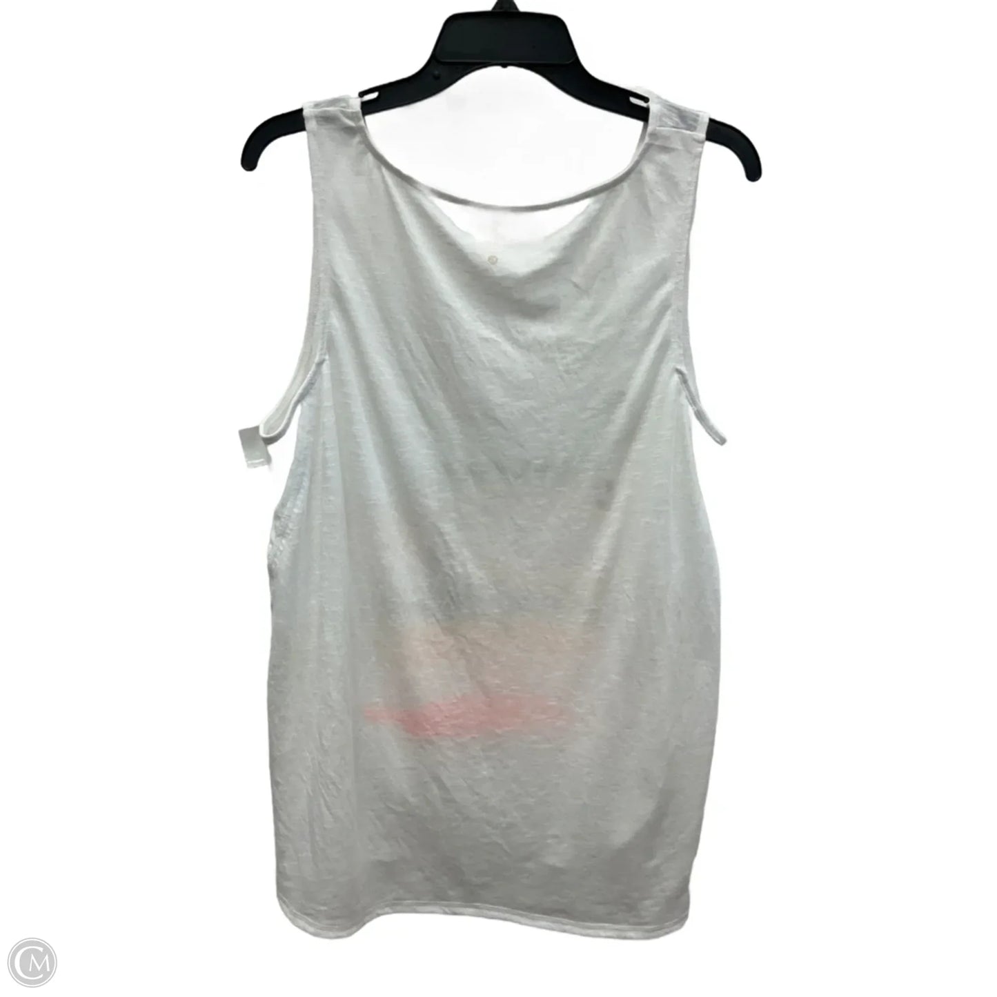 Top Sleeveless Designer By Lilly Pulitzer In White, Size: Xl