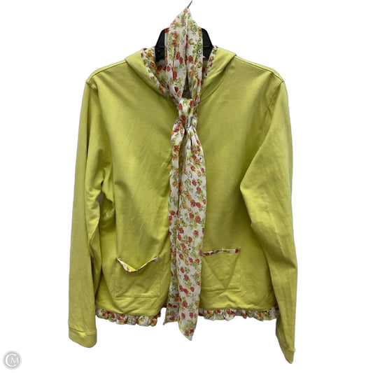 Jacket Denim By Coldwater Creek In Green, Size: Xl