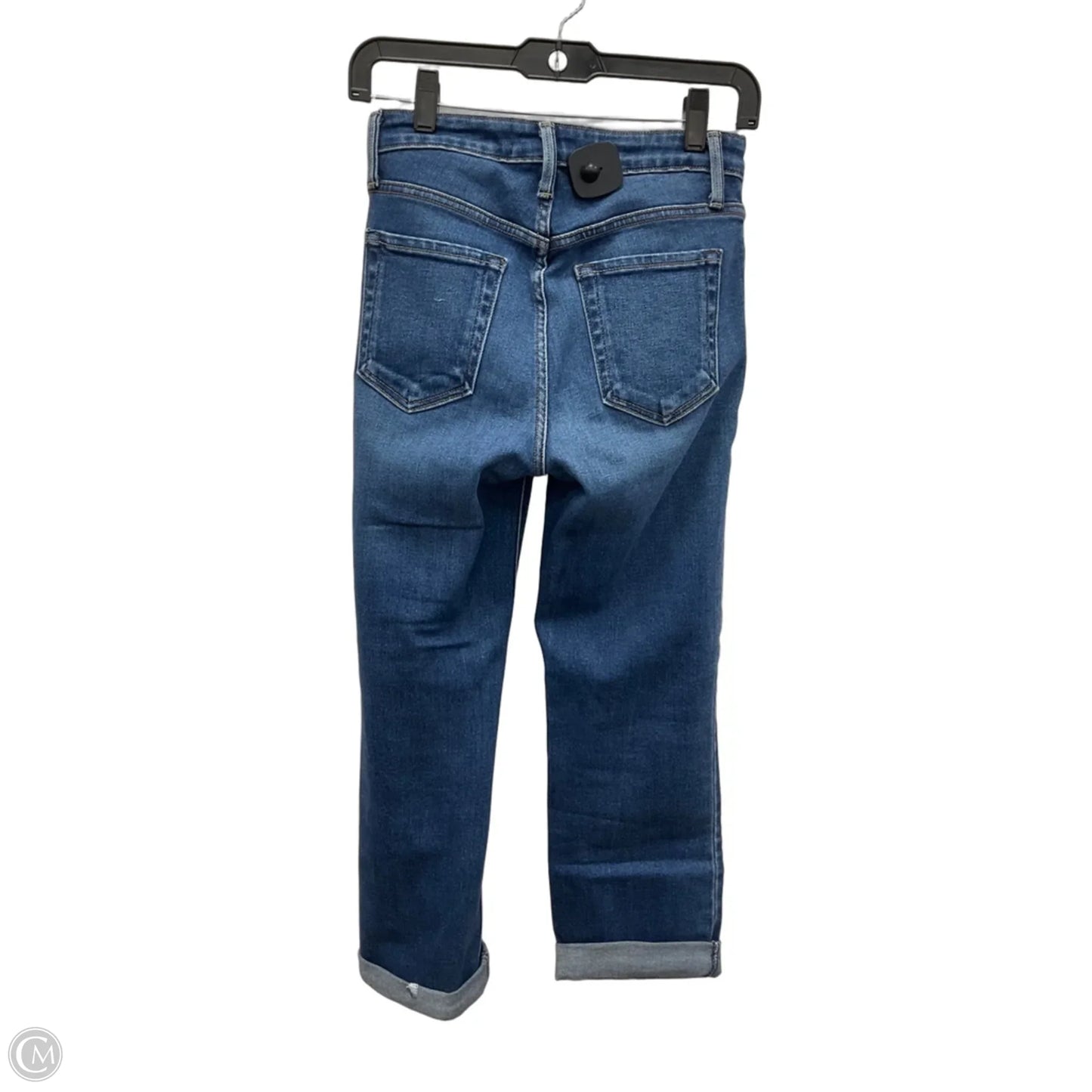 Jeans Cropped By Just Black In Blue Denim, Size: 2