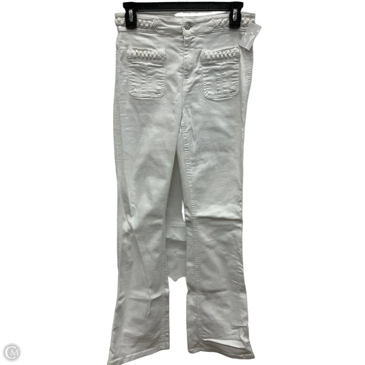 Jeans Flared By 7 For All Mankind In White Denim, Size: 4